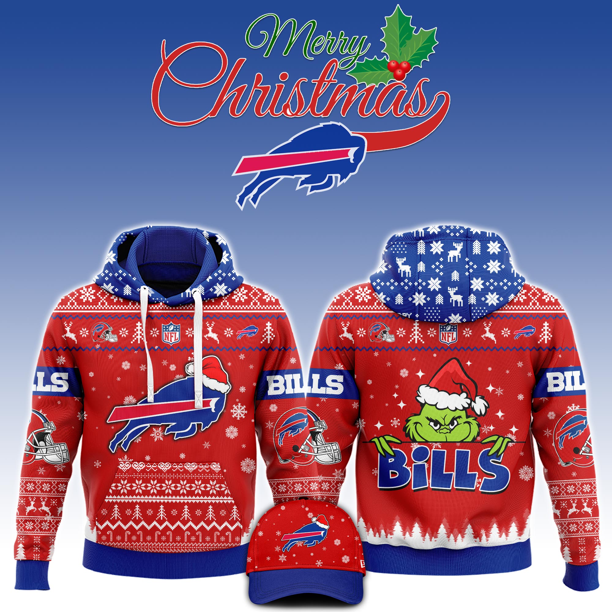 Buffalo Bills x Fishing   Hoodie  V3