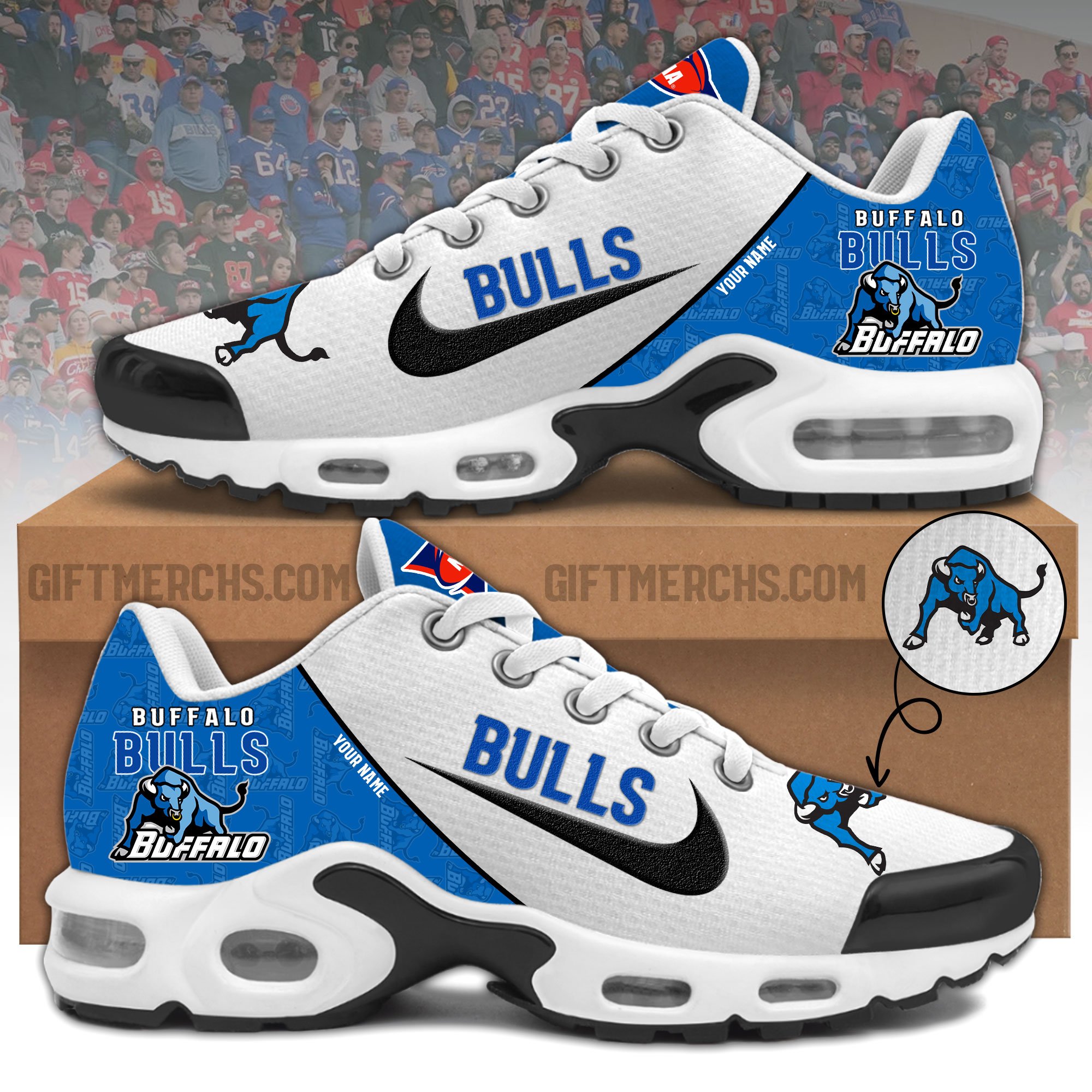 Buffalo Bulls Personalized Shoes  