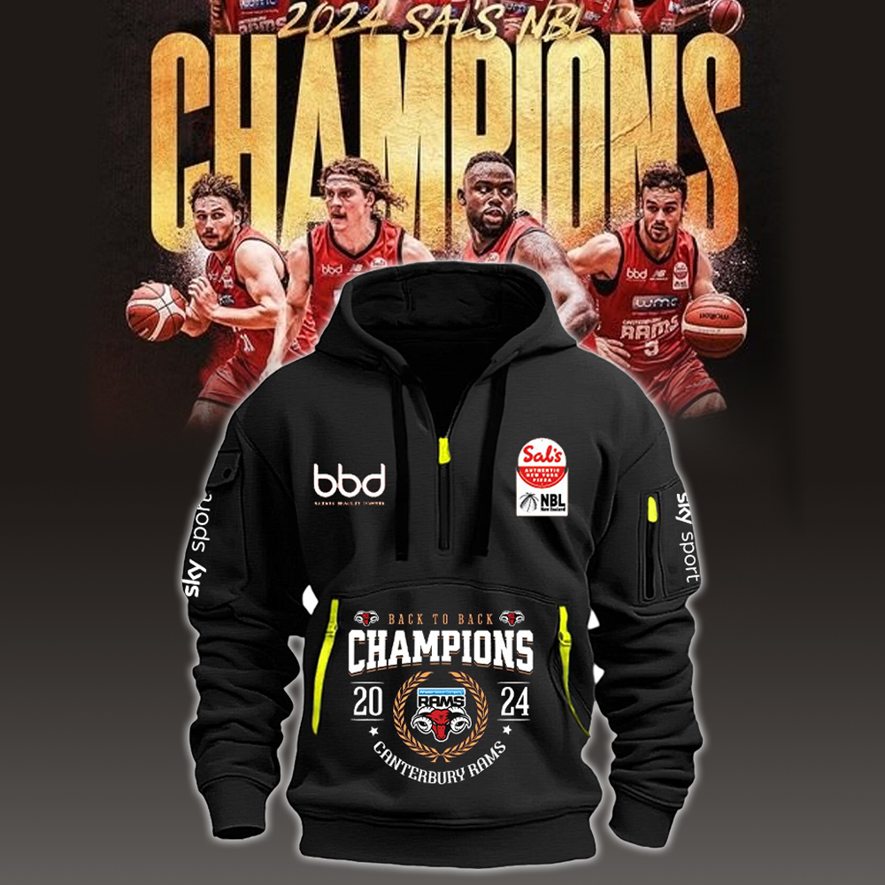 Canterbury Rams Champions  NBL NEW ZEALAND Hoodie