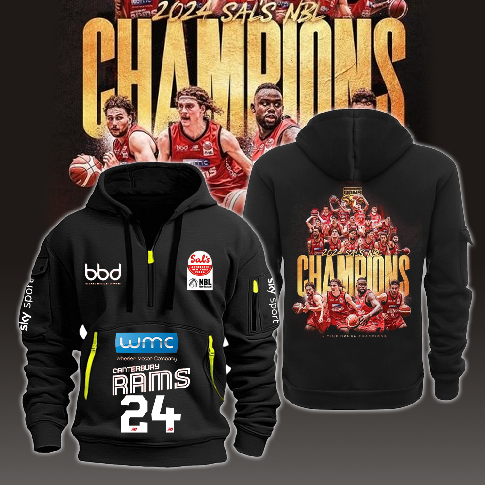Canterbury Rams Champions  NBL NEW ZEALAND Hoodie