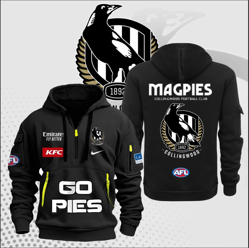 Collingwood Black Fashion Watch Custom Your Name