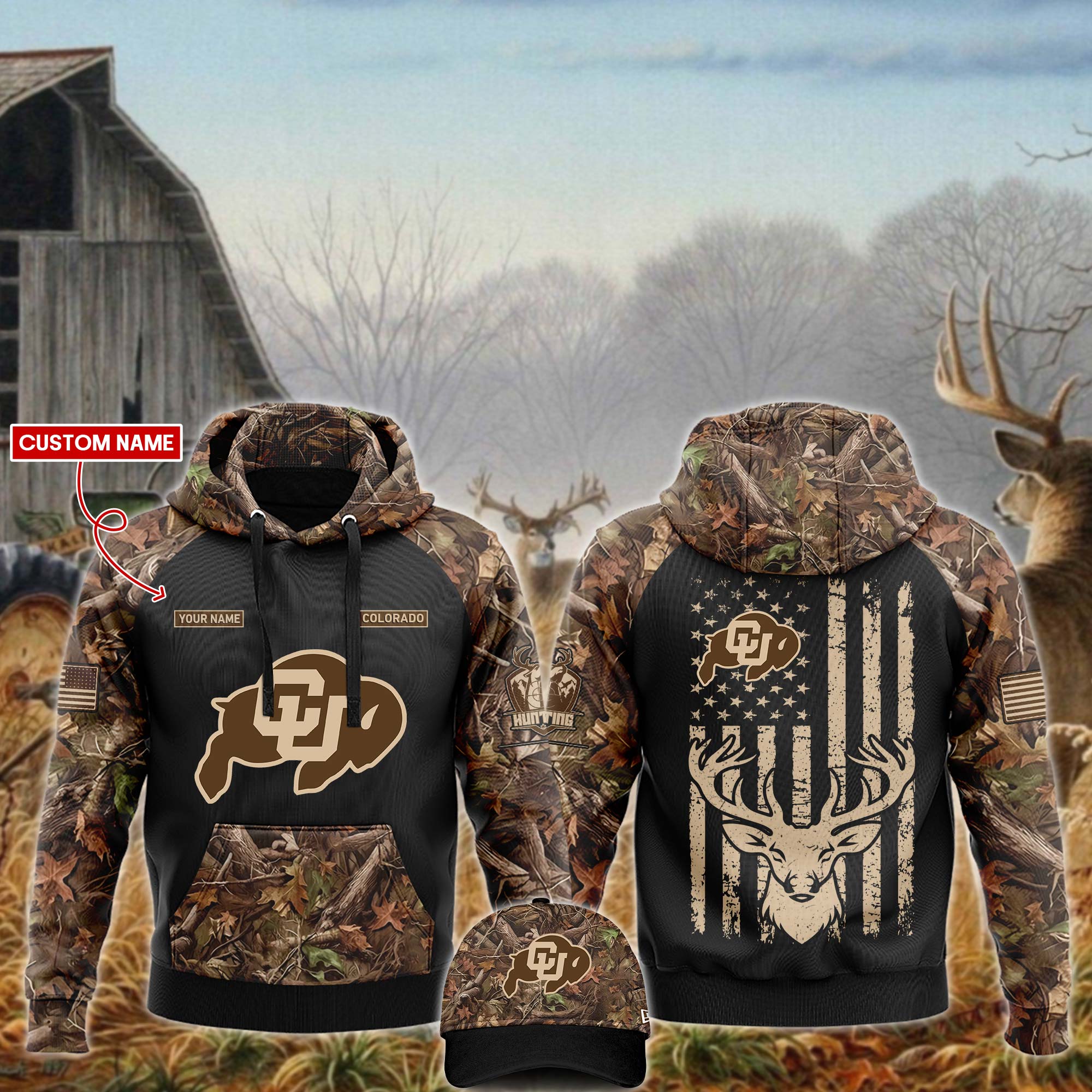 Colorado Buffaloes  Hoodie x Hunting  s