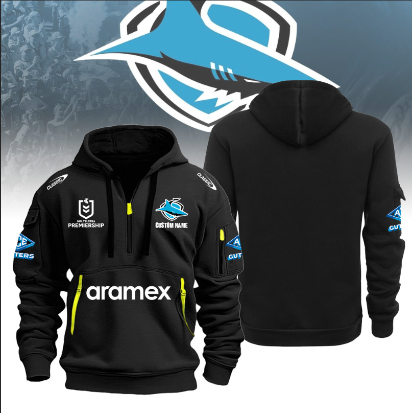 Cronulla-Sutherland Sharks    2D New Hoodie   NQ2