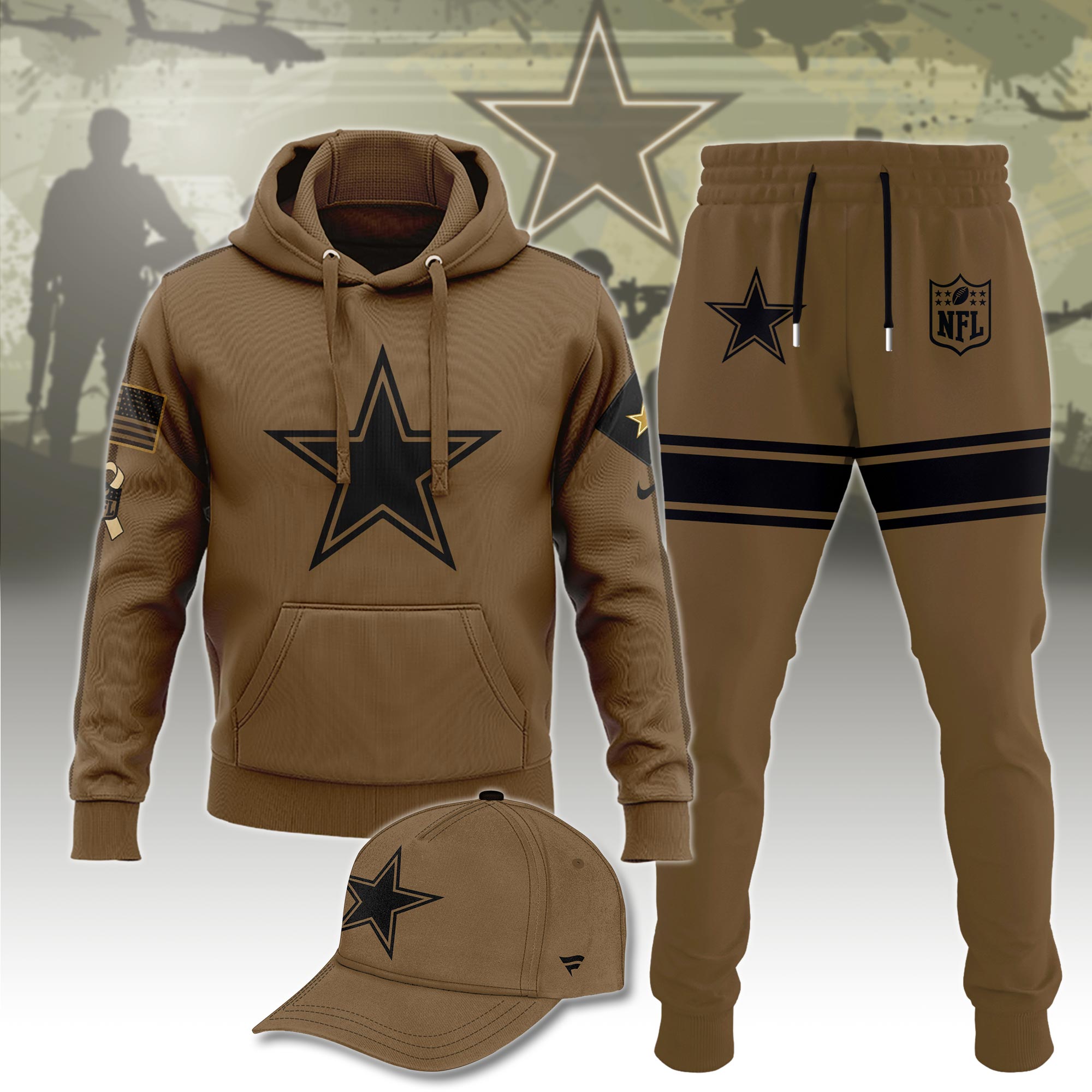 Dallas Cowboy Veterans Hoodie  