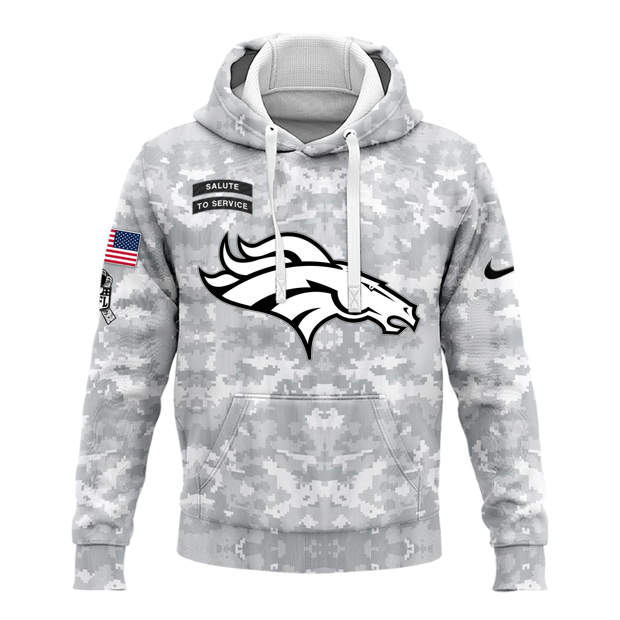Denver Broncos Veterans Day Hoodie
