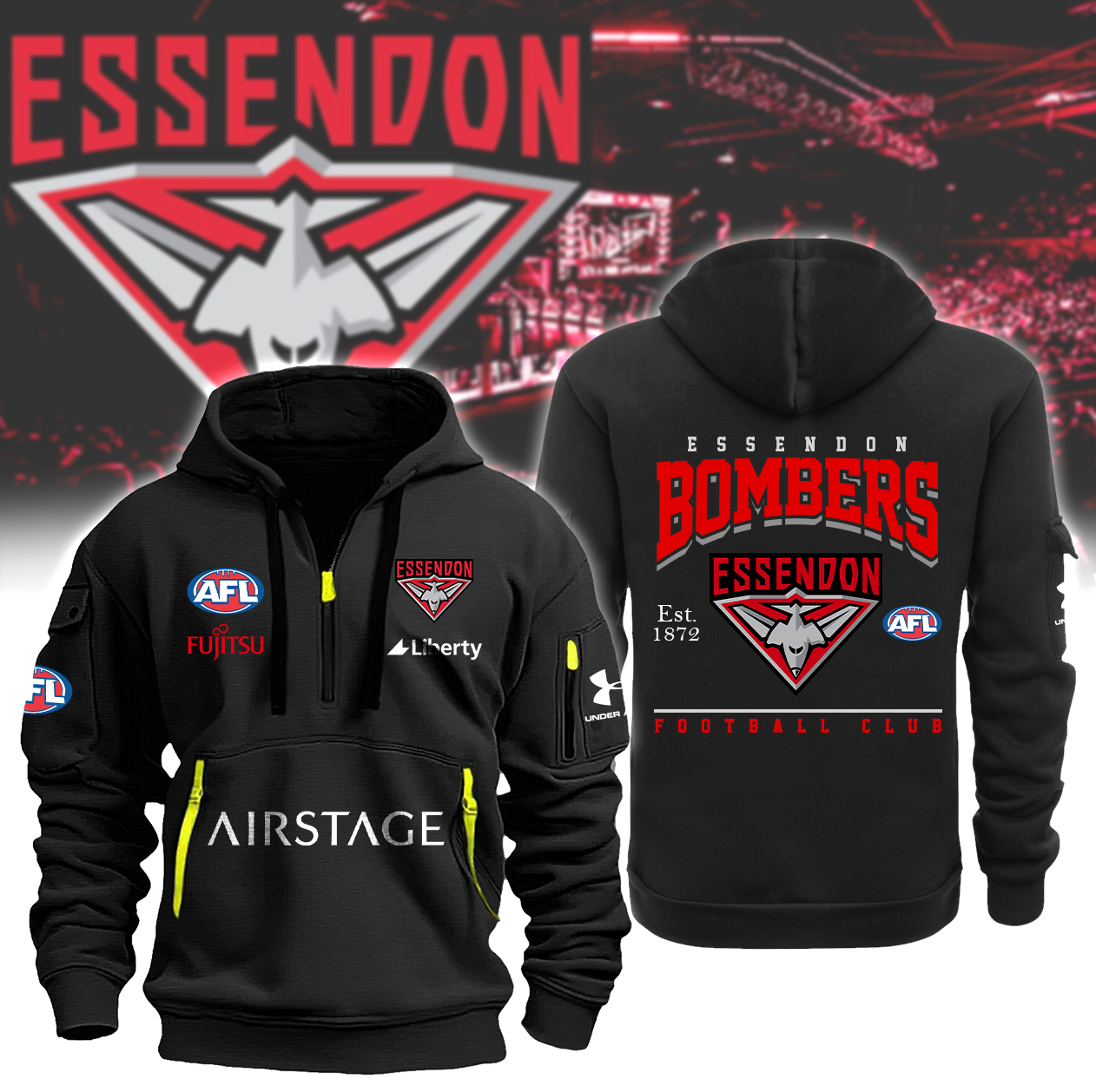 Essendon Bombers AFL Hoodie  