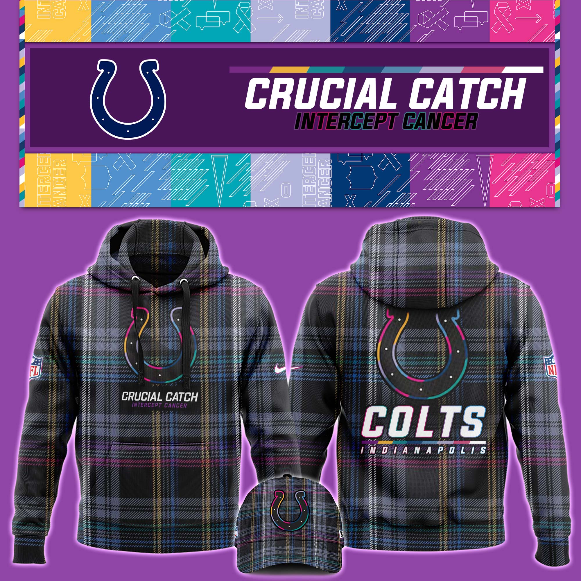Indianapolis Colts Hoodie Camo  Salute to Service Club  