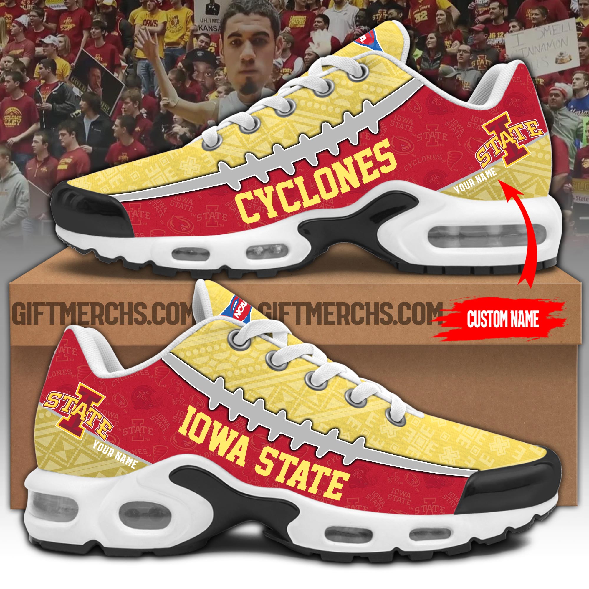 Iowa State Cyclones Personalized Shoes  
