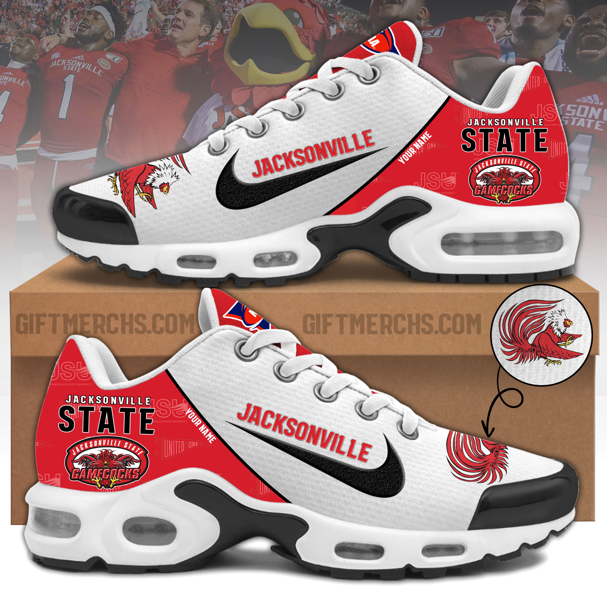 Jacksonville State Personalized Shoes  
