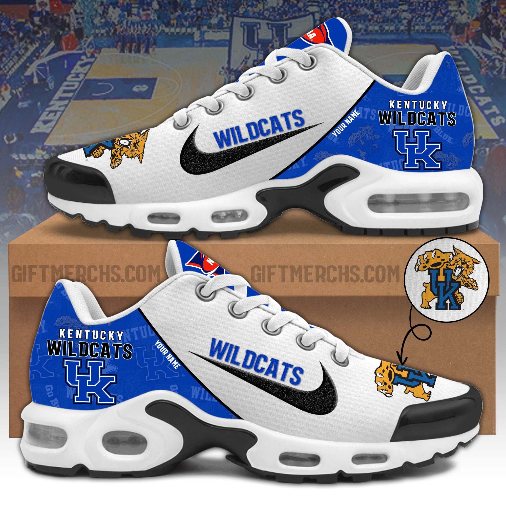 Kentucky Wildcats Personalized Shoes  