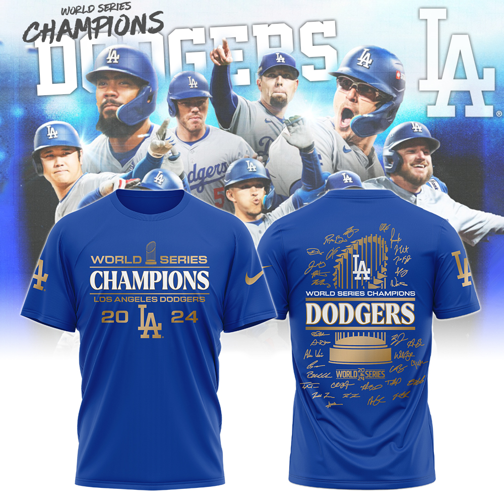 Los Angeles Dodgers   Champions WorldSeries   T-shirt