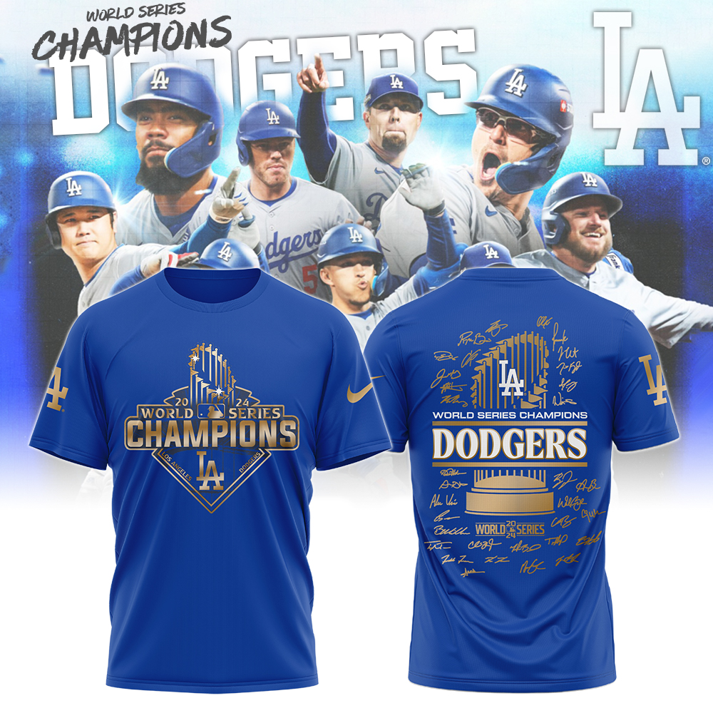 Los Angeles Dodgers   Champions WorldSeries   Hoodie