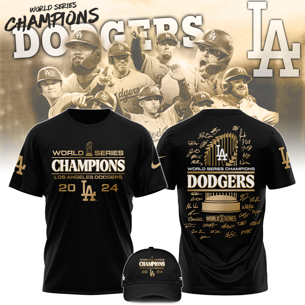 Los Angeles Dodgers  Champions WorldSeries Pullover Hoodie v3