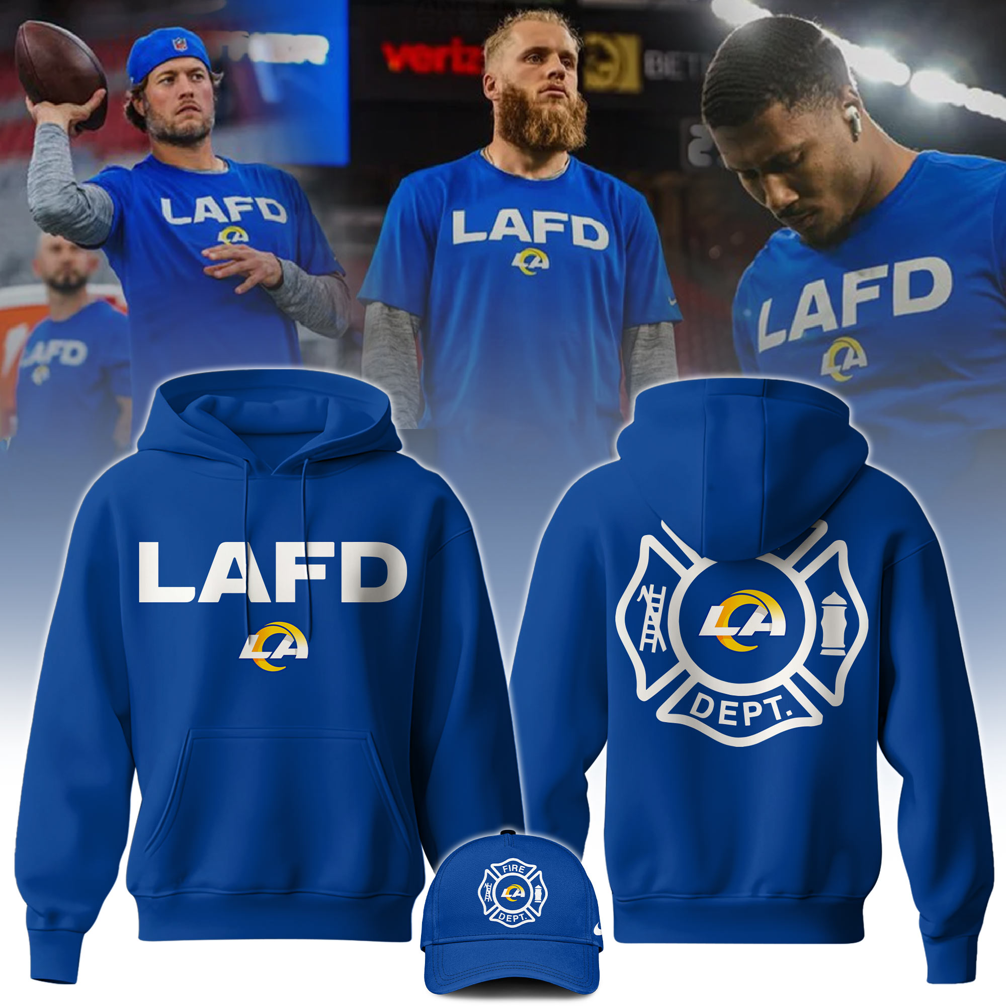Los Angeles Rams x LA City Fire Departt    Sweatshirt 2025