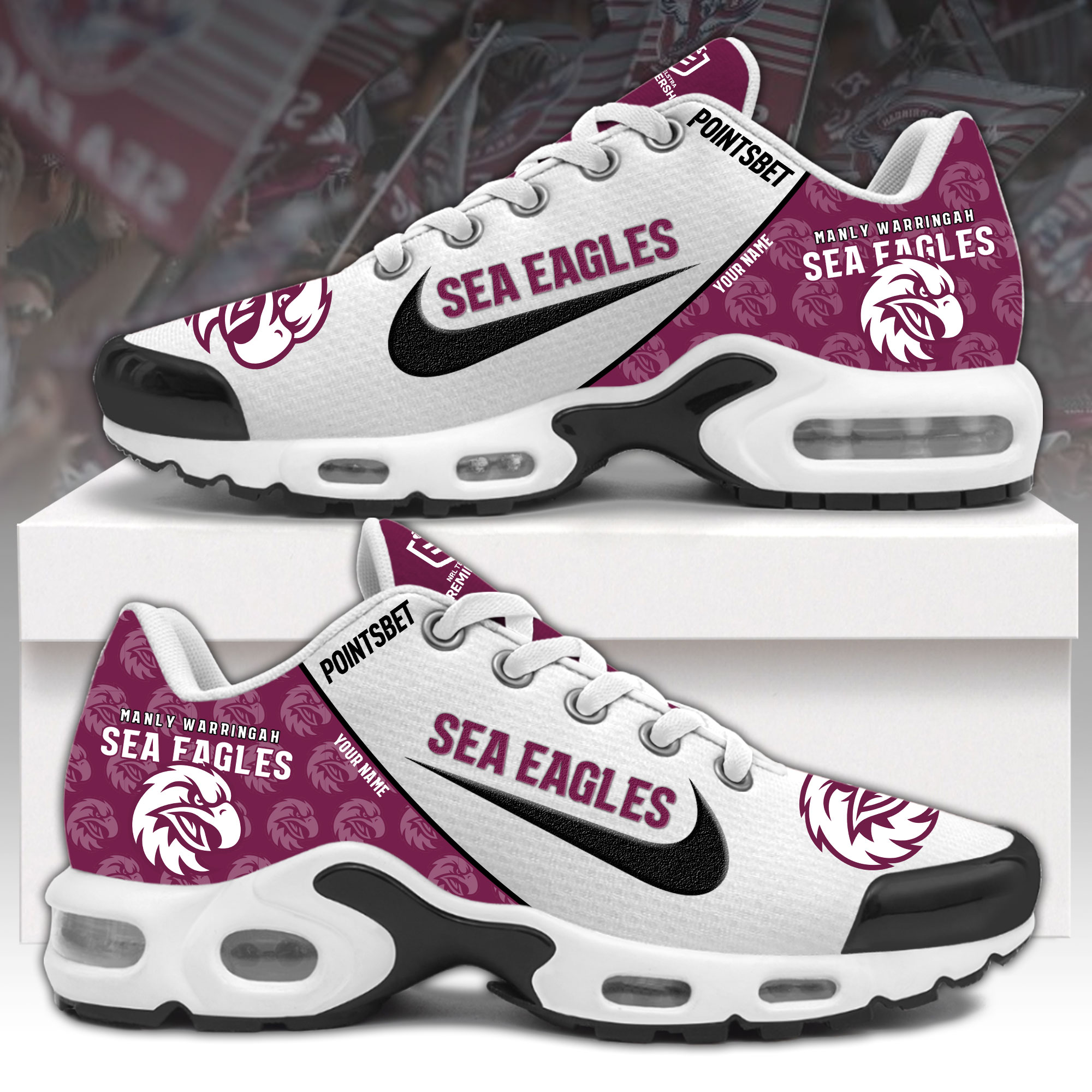 Manly Sea Eagles Personalized Shoes  