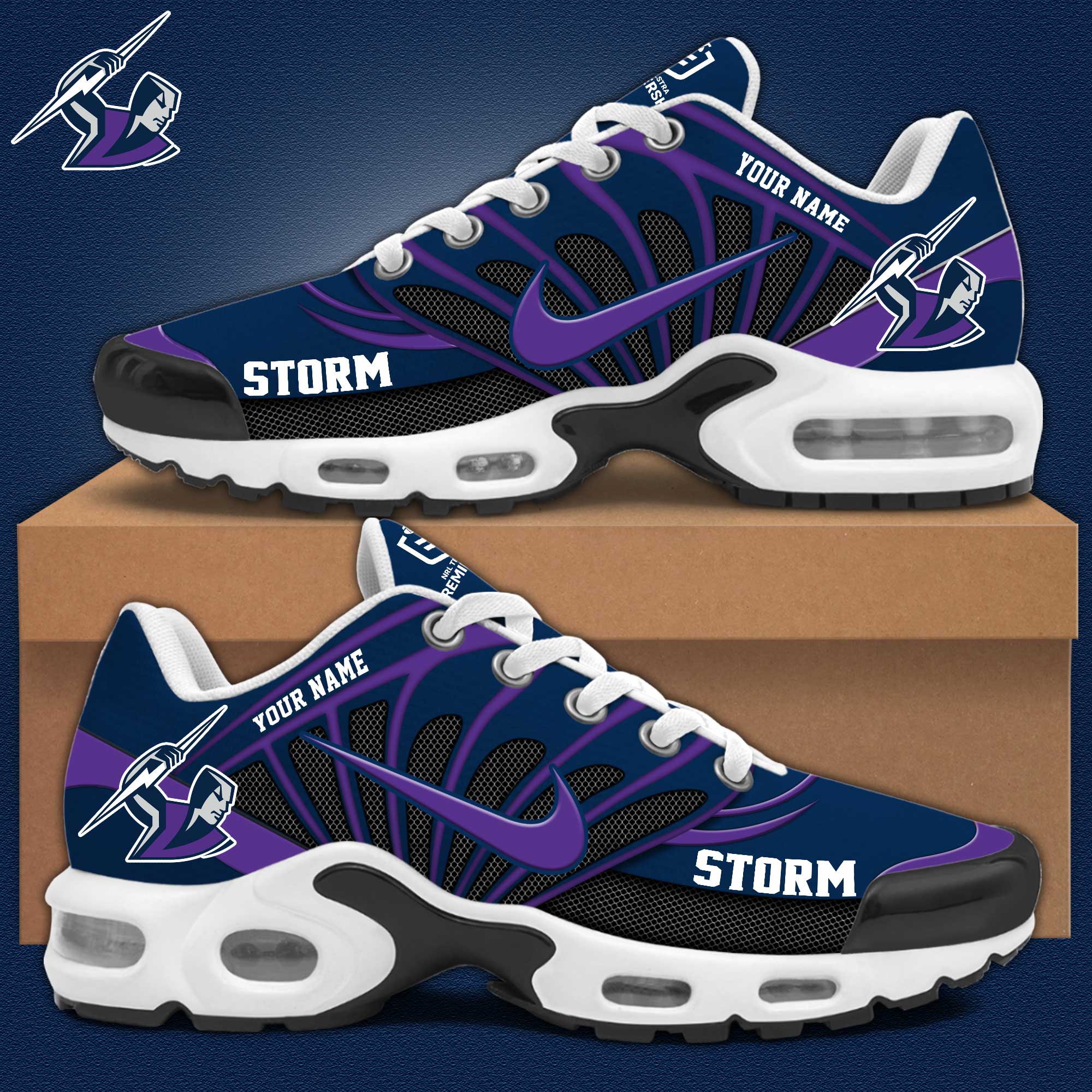 Melbourne Storm-  Custom Skull 3D CAP