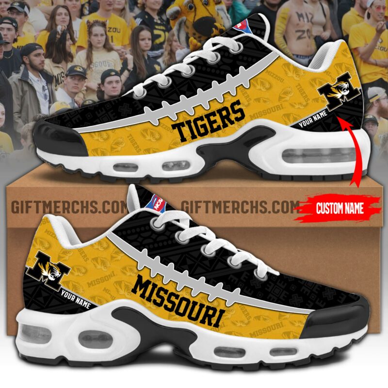 Mizzou Football Personalized Max Soul Shoes
