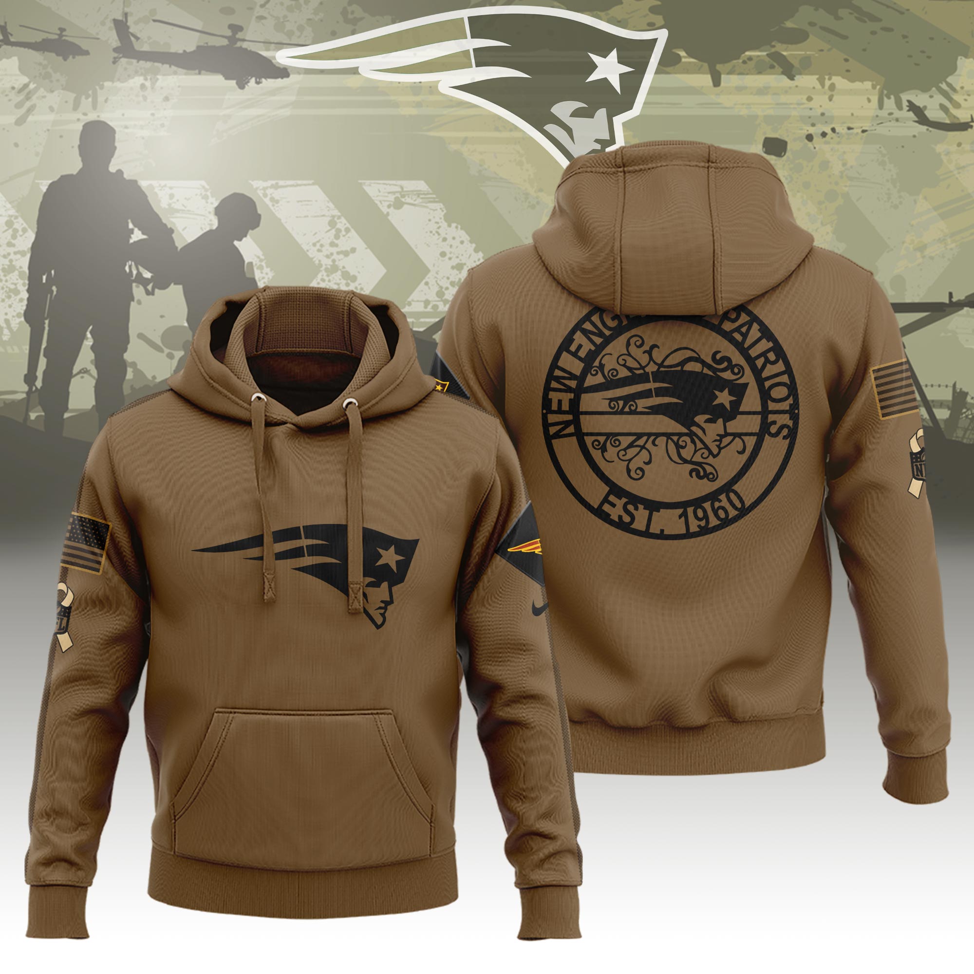 New England Patriots x Fishing   Hoodie  V3