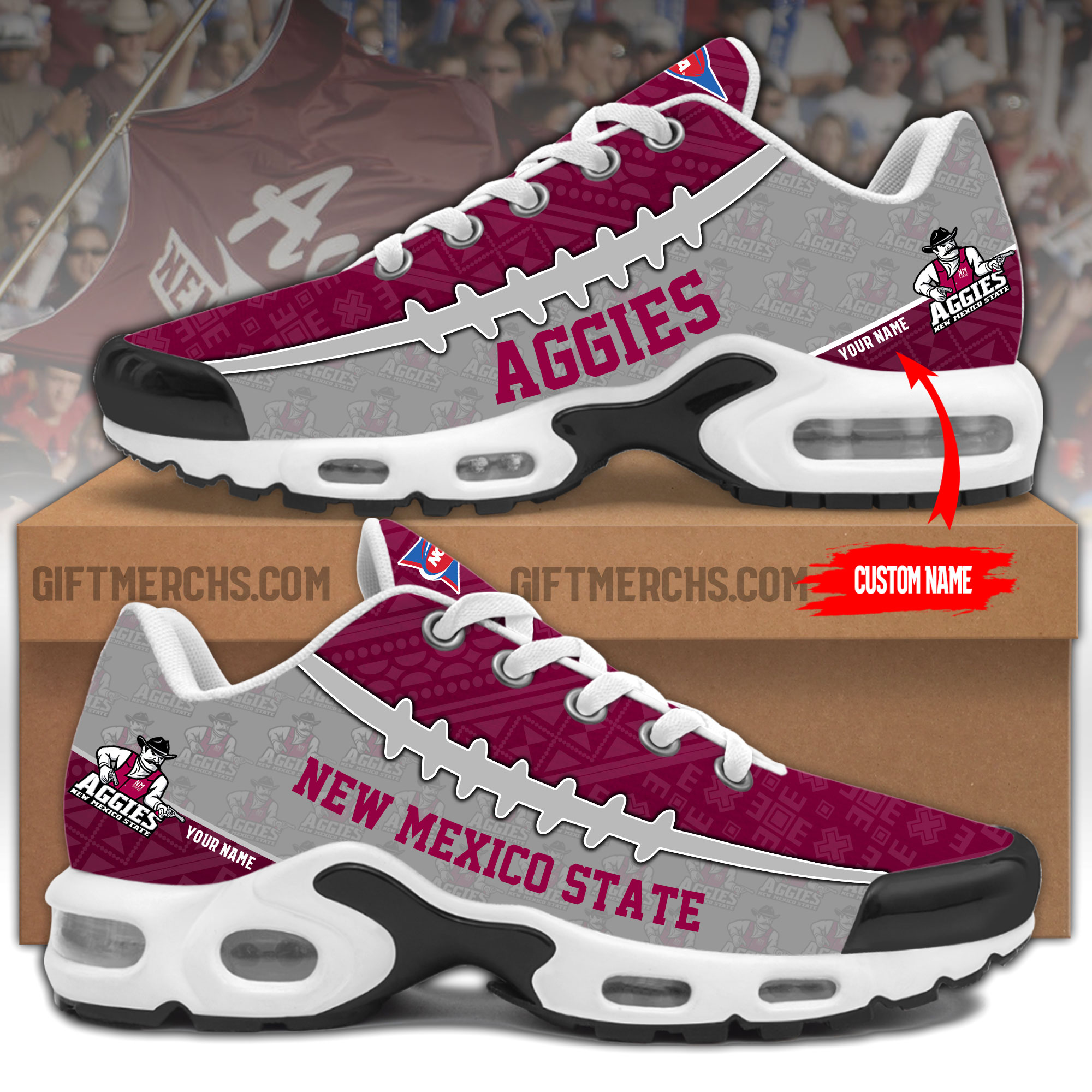 New Mexico State    Personalized Shoes  