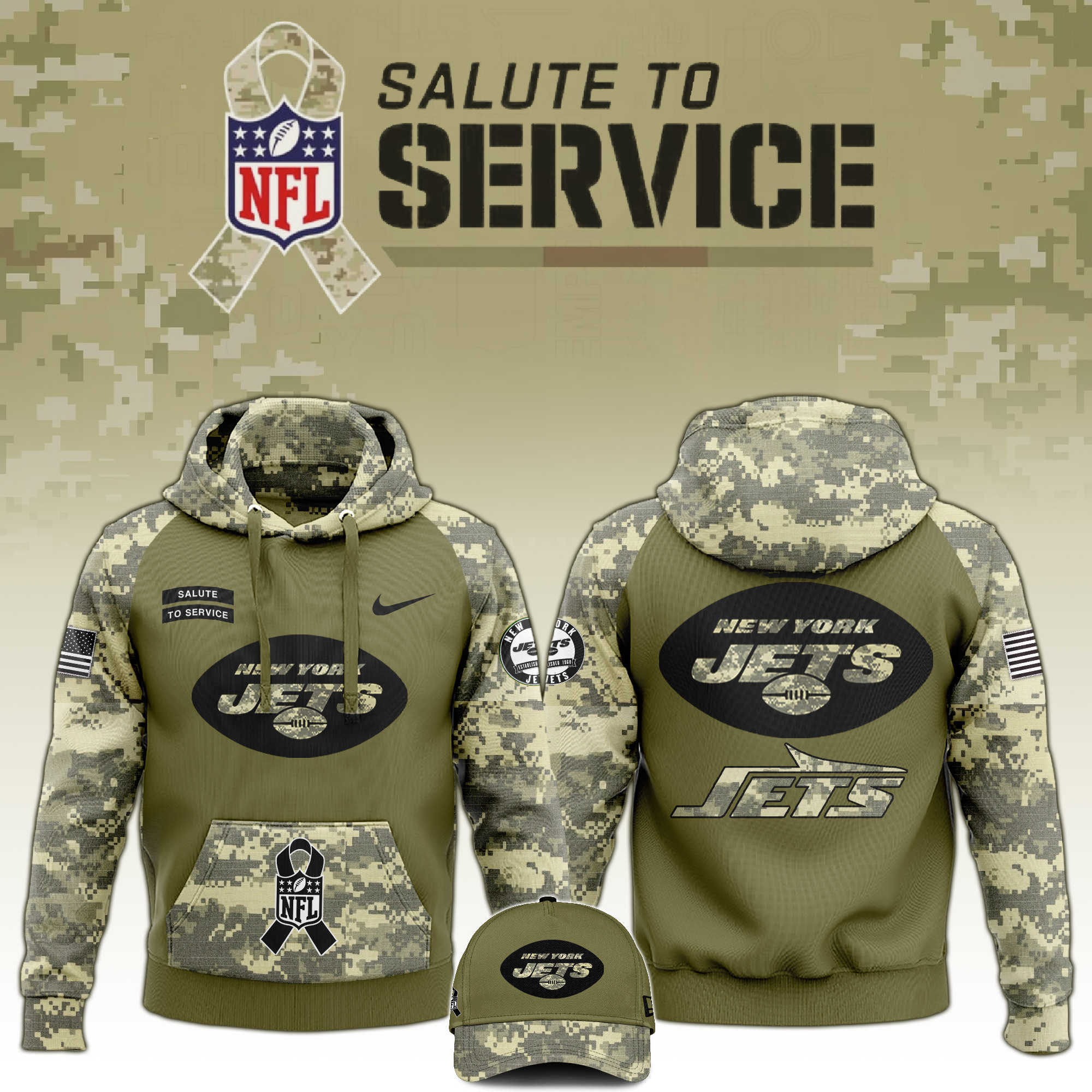 New York Jets x Fishing   Hoodie  V3