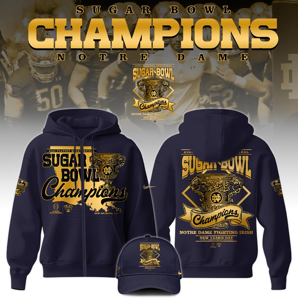 Notre Dame Football Orange Bowl Champions Hoodies