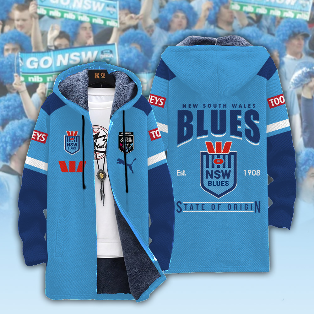 NSW Blues  Fleece Wind Jacket  