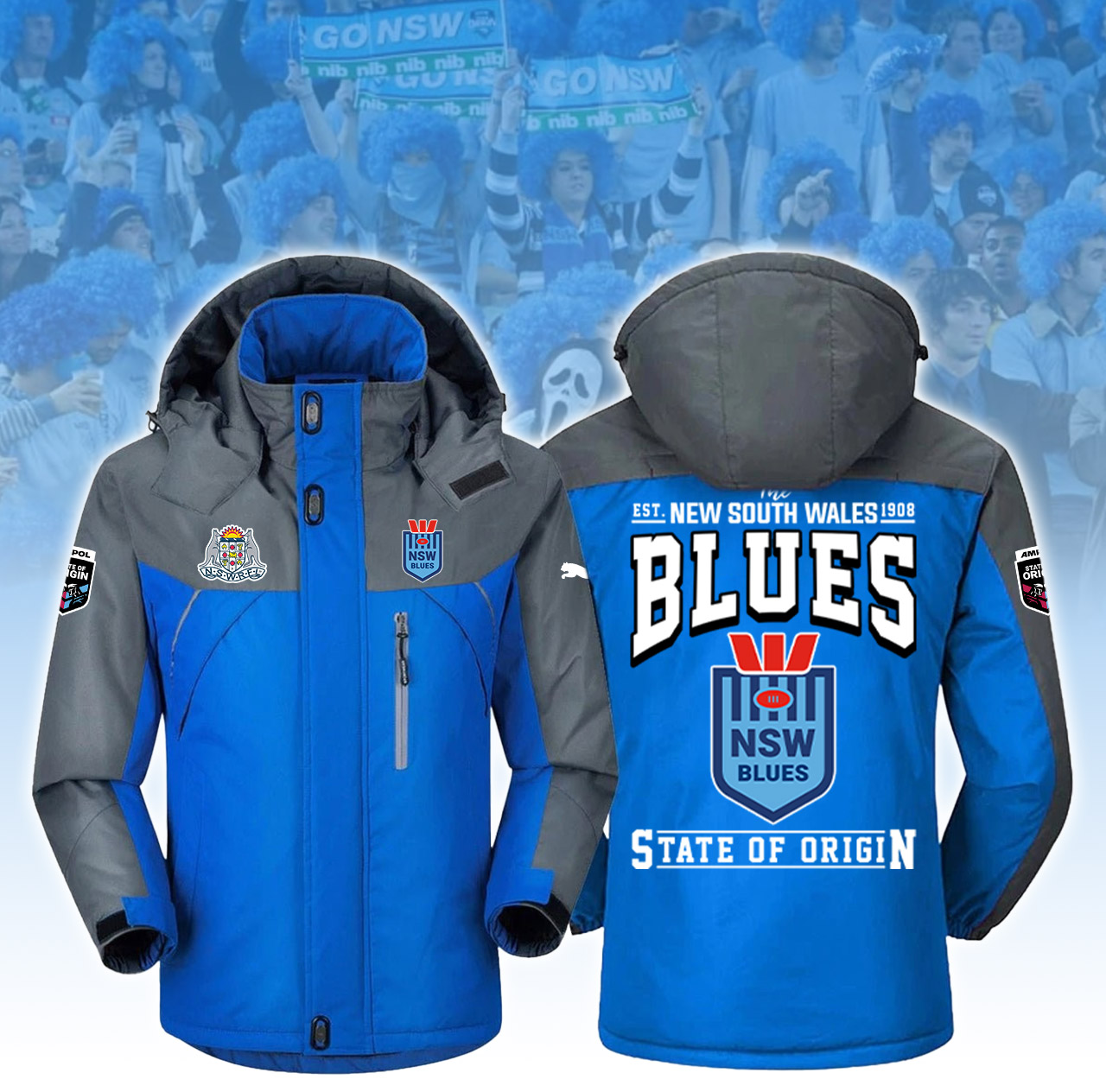 NSW Blues Interchange Jacket  