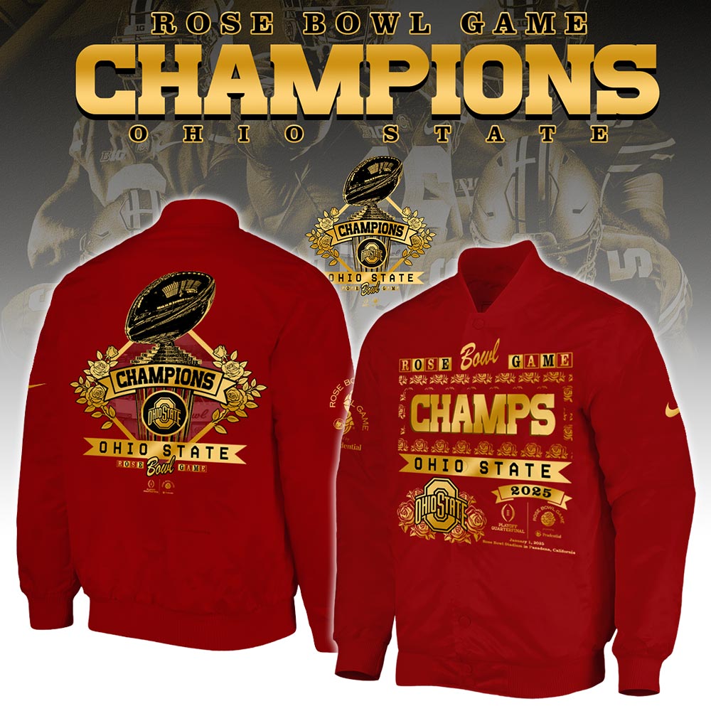 Ohio State Buckeyes x Rose Bowl Champions   Hoodie  v2