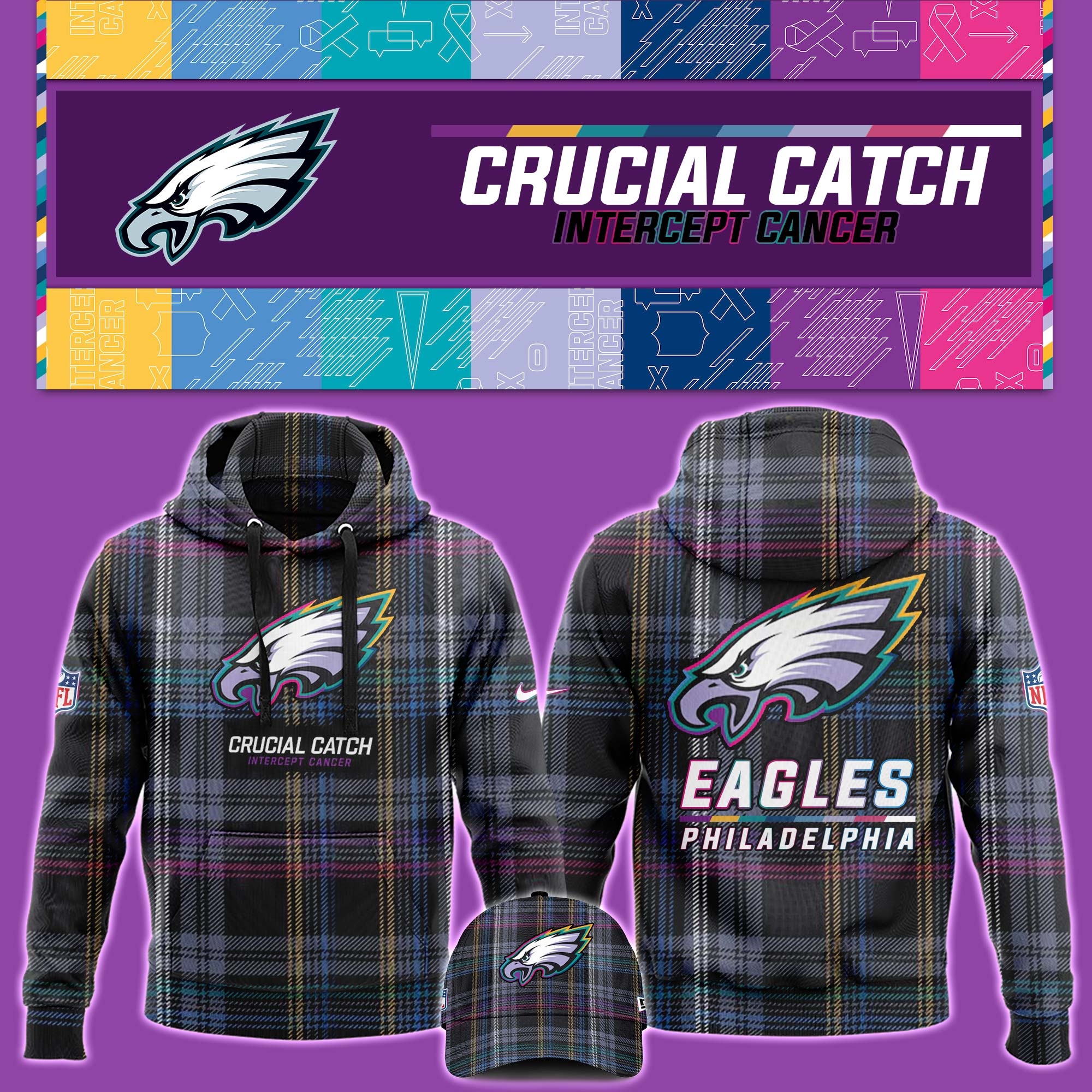 Philadelphia Eagles Fleece Wind Jacket  