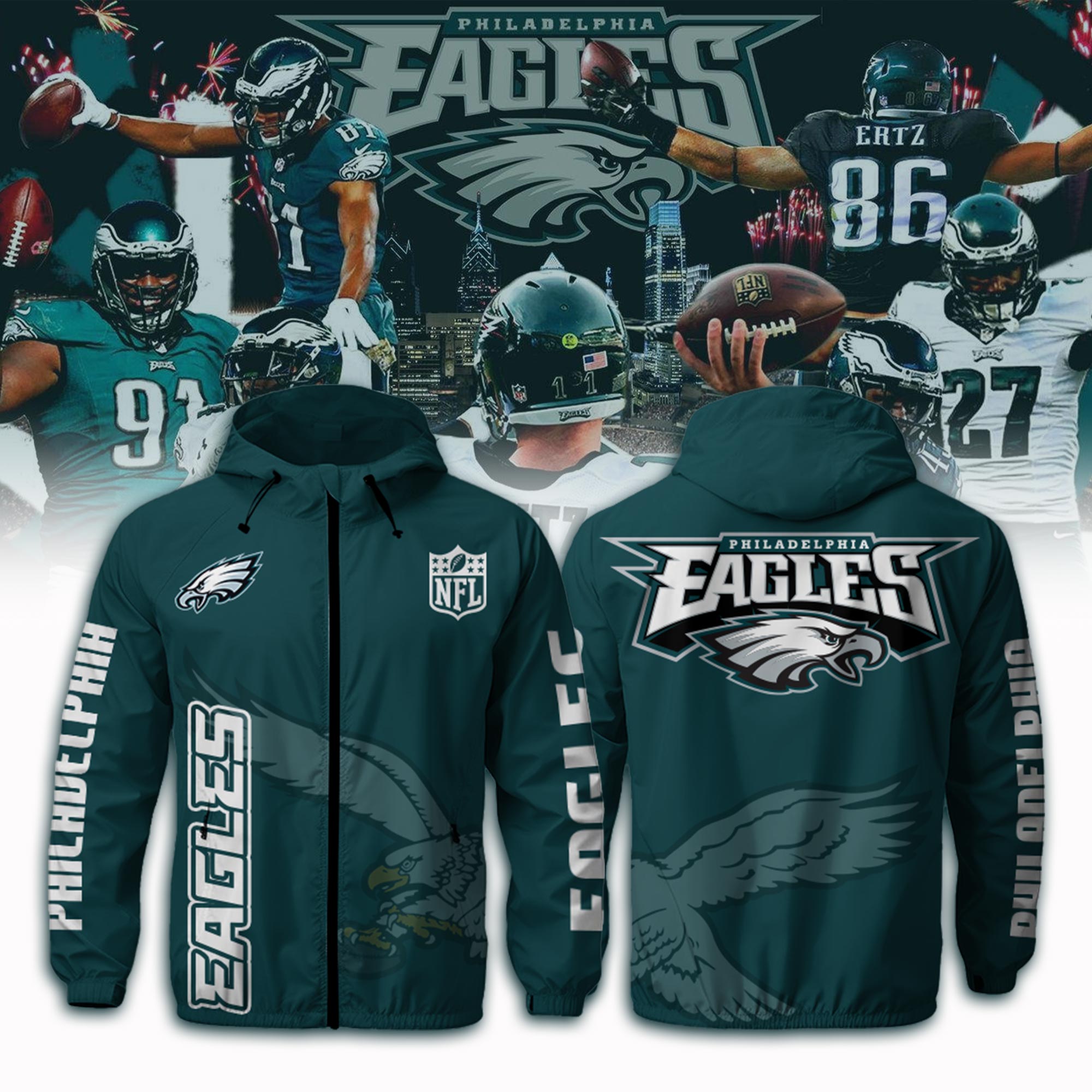 Philadelphia Eagles   Heydude Shoes