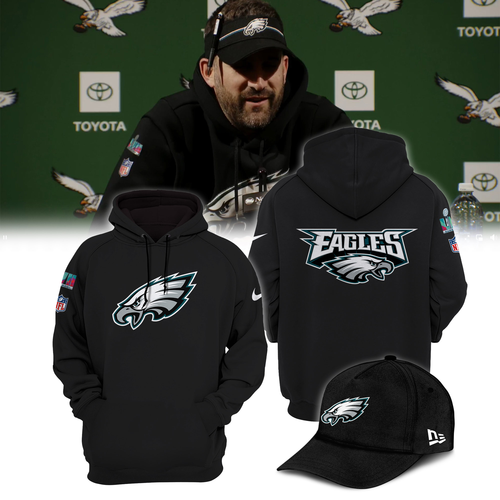 Philadelphia Eagles   Hoodie   01