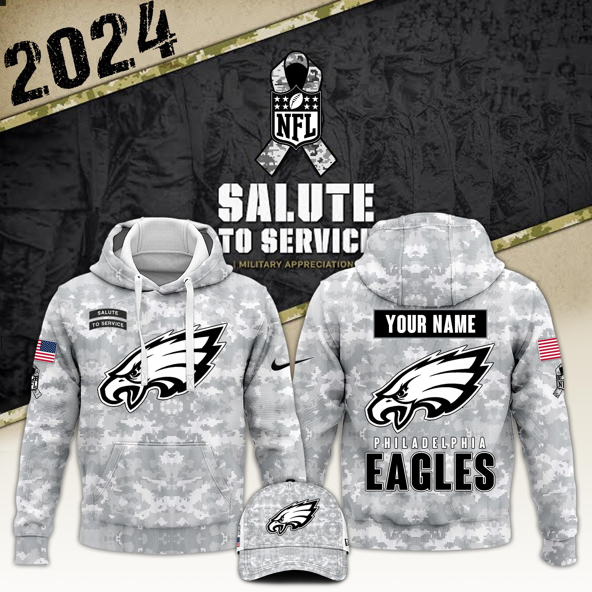 Philadelphia Eagles Head Coach Super Bowl LIX Limited Hoodie