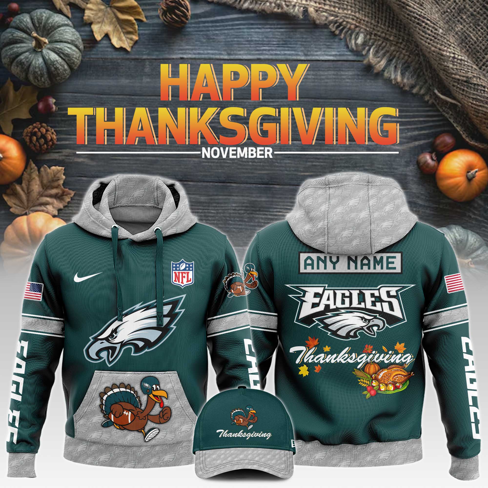 Philadelphia Eagles  NFC Champions Limited Hoodie