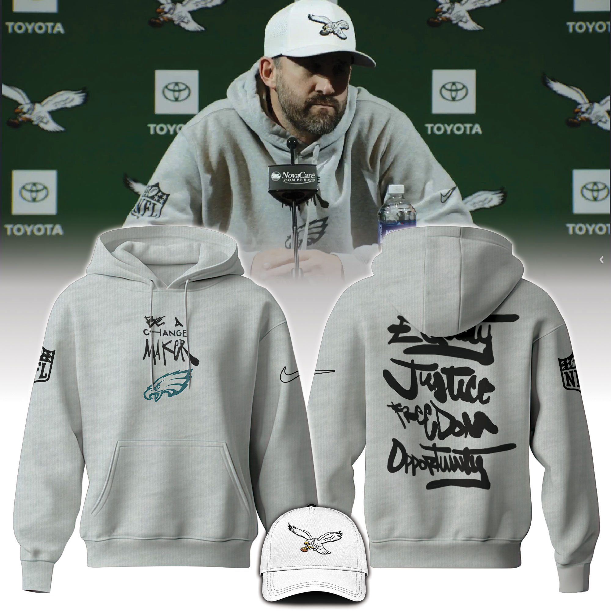 Philadelphia Eagles Inspire Change Changemaker Hoodie #2