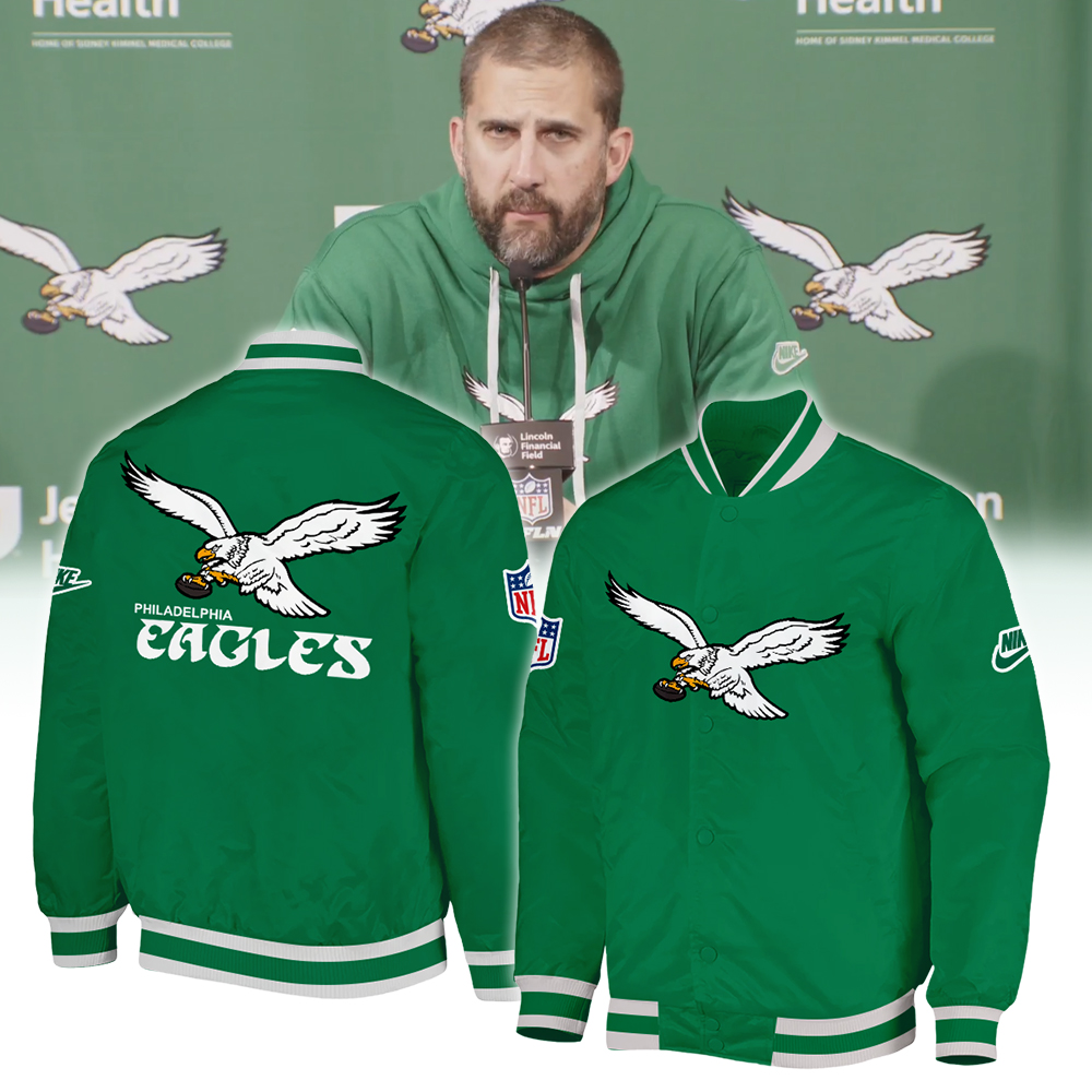 Philadelphia Eagles   Interchange Jacket   Personalized 01
