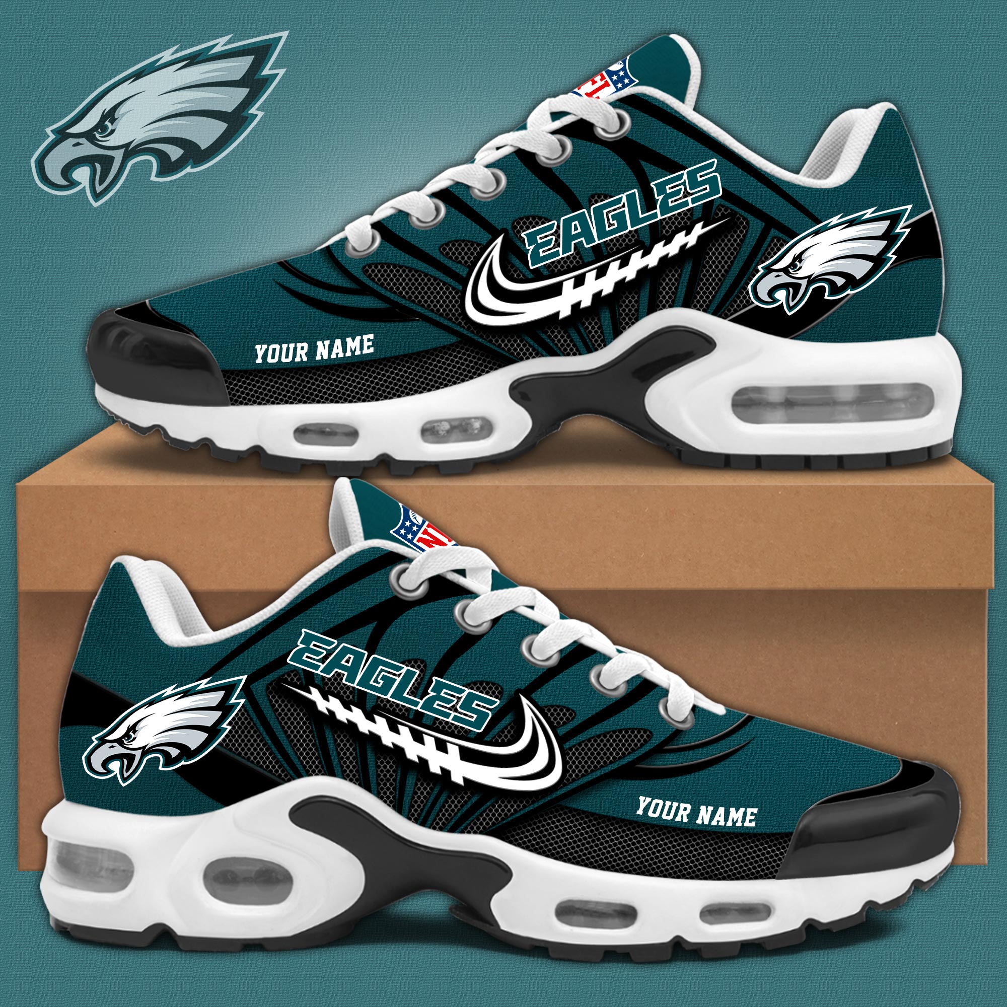 Philadelphia Eagles Personalized Shoes  