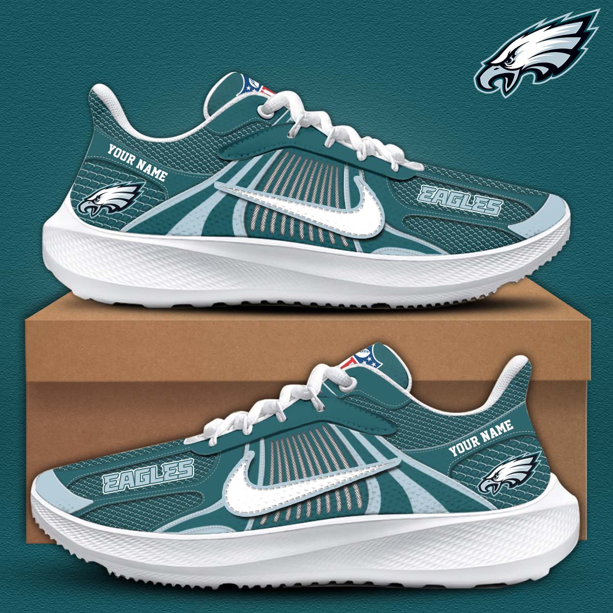 Philadelphia Eagles   Personalized Shoes
