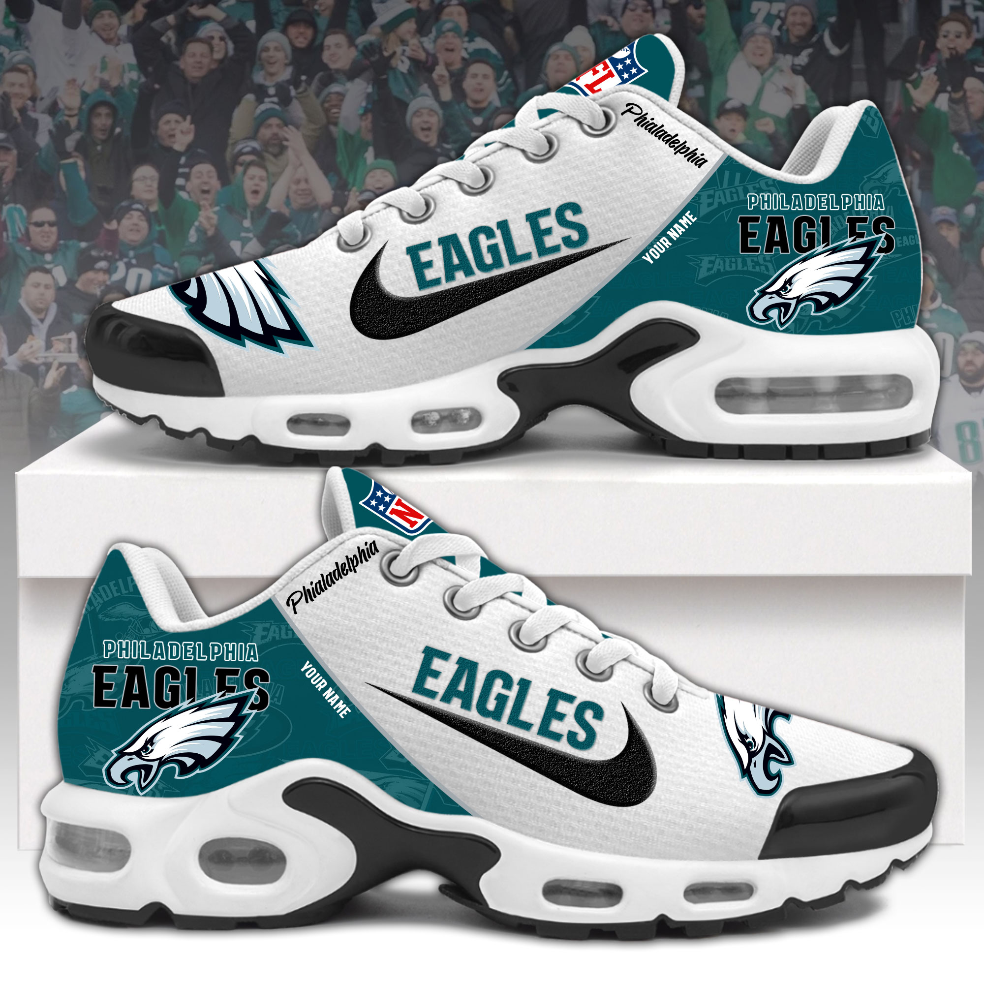 Philadelphia Eagles Personalized Shoes  