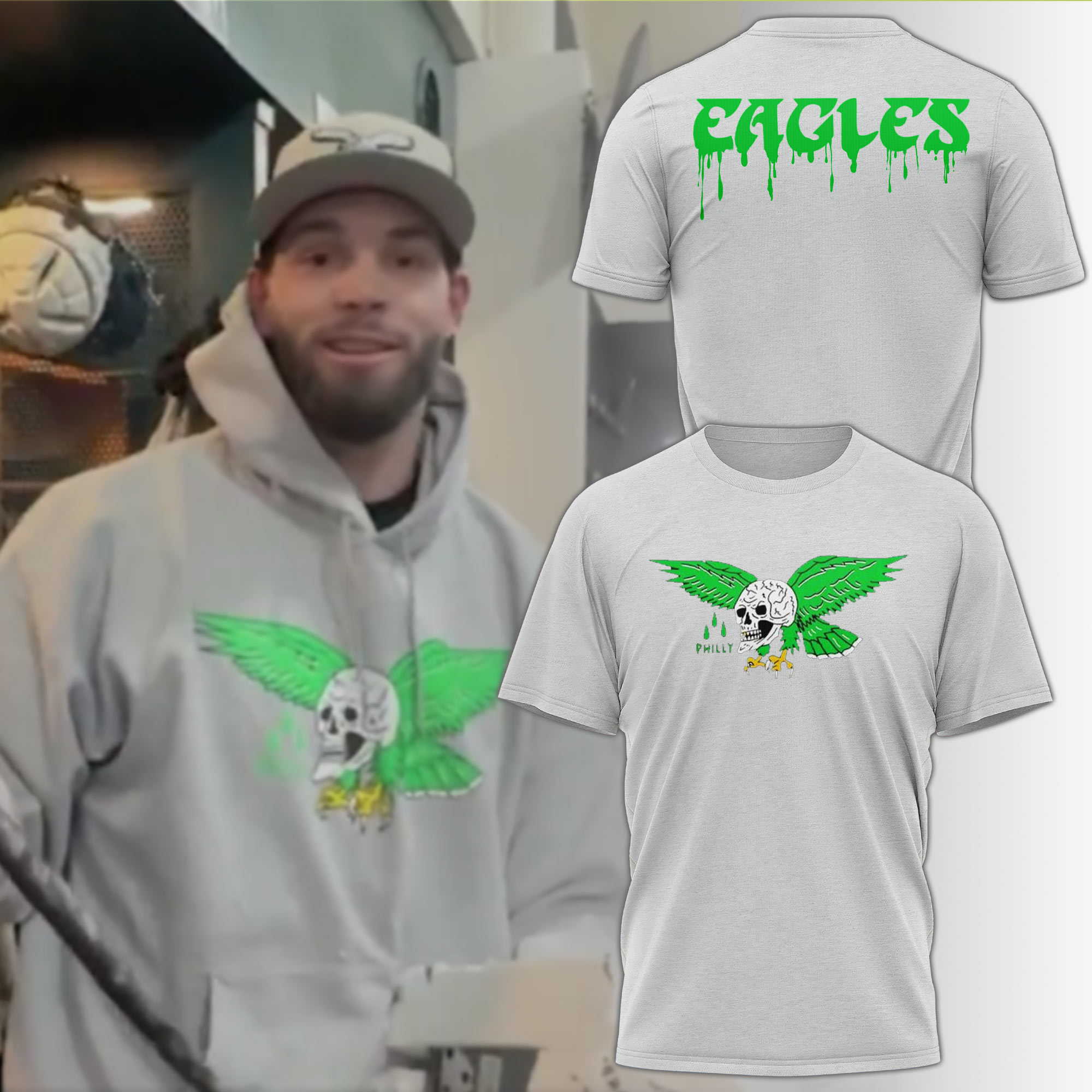 Philadelphia Eagles Retro & Modern Logo Jacket  