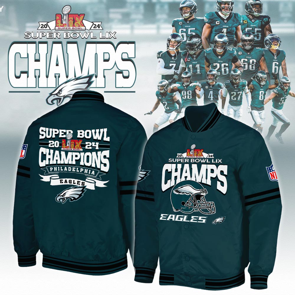 Philadelphia Eagles Super Bowl LIX Champions   Hoodie 2025