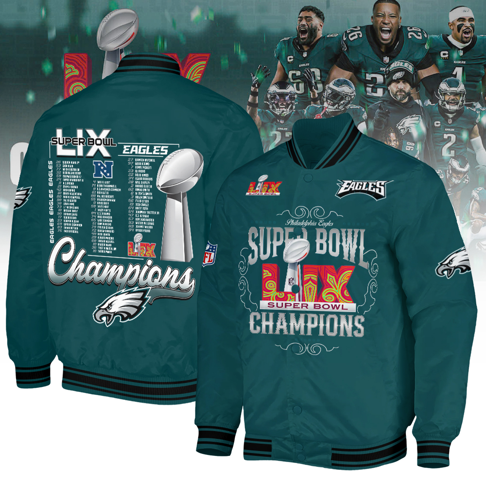 Philadelphia Eagles Super Bowl LIX Champions   Bomber 2025