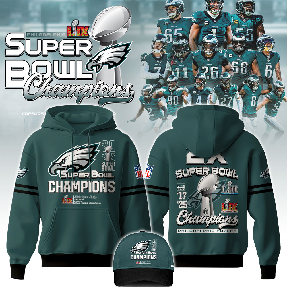 Philadelphia Eagles Super Bowl LIX Champions House Flag