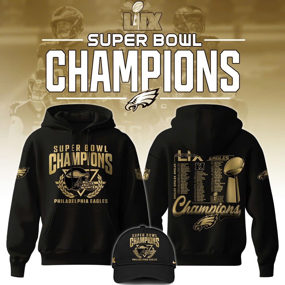Philadelphia Eagles  Super Bowl LIX Champions Unisex Sweatshirt