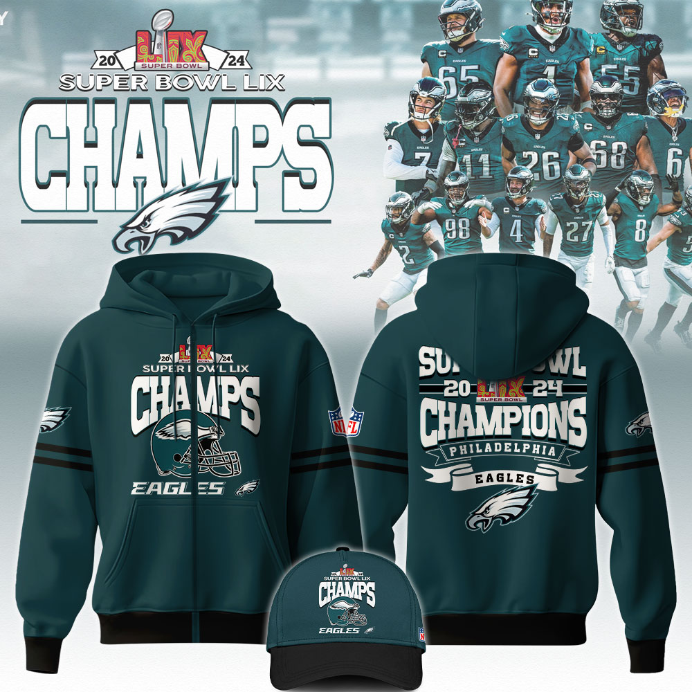 Philadelphia Eagles Super Bowl LIX Champions   Tshirt 2025 v2