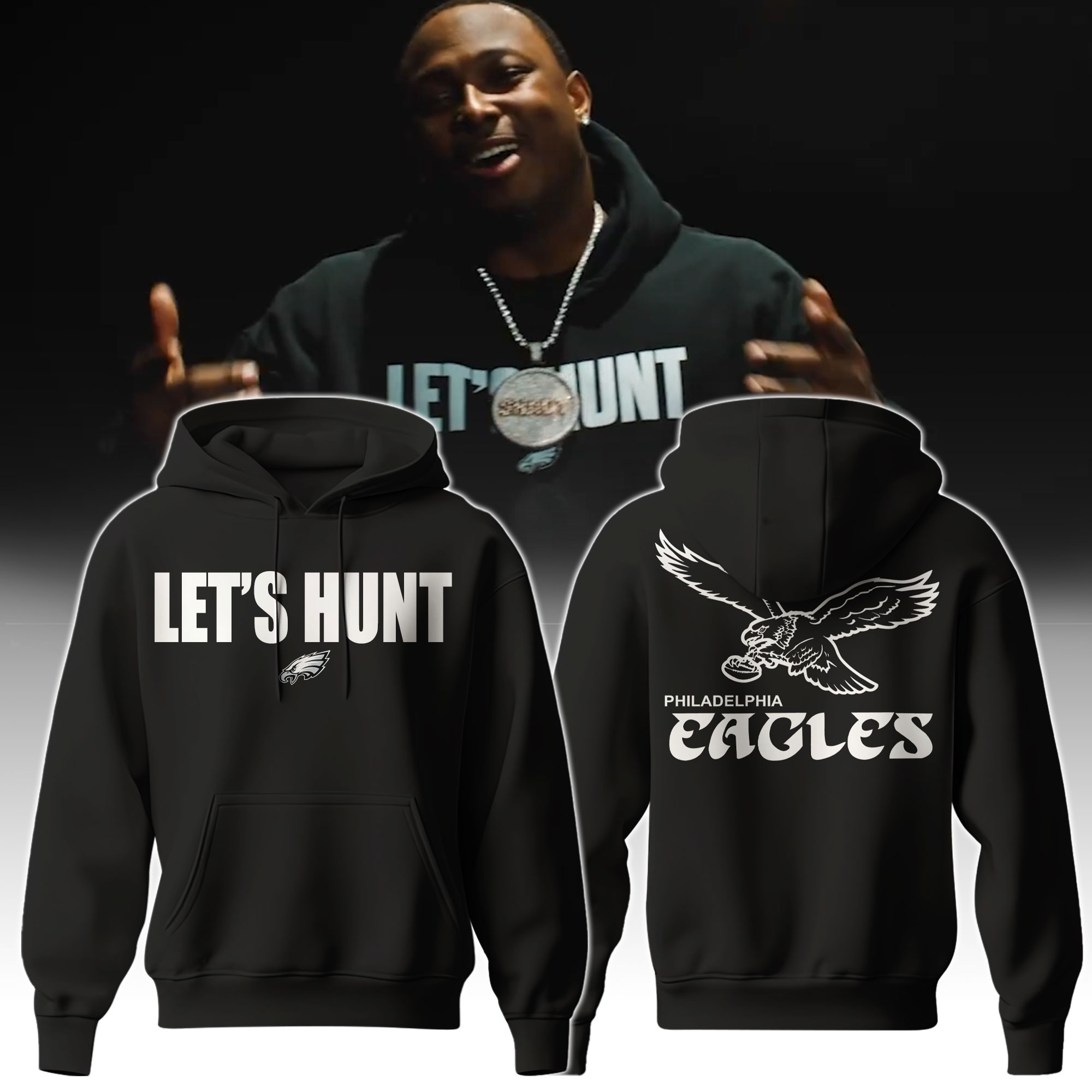 Philadelphia Eagles x StPatrick'Day   Zip Hoodie