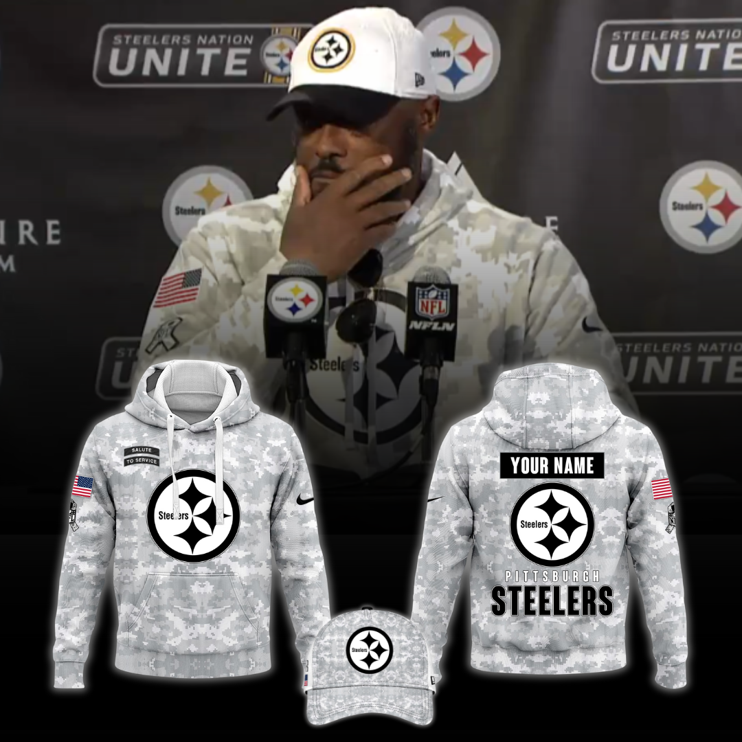 Pittsburgh Steelers  Salute to Service Club   Camo Hoodie #3