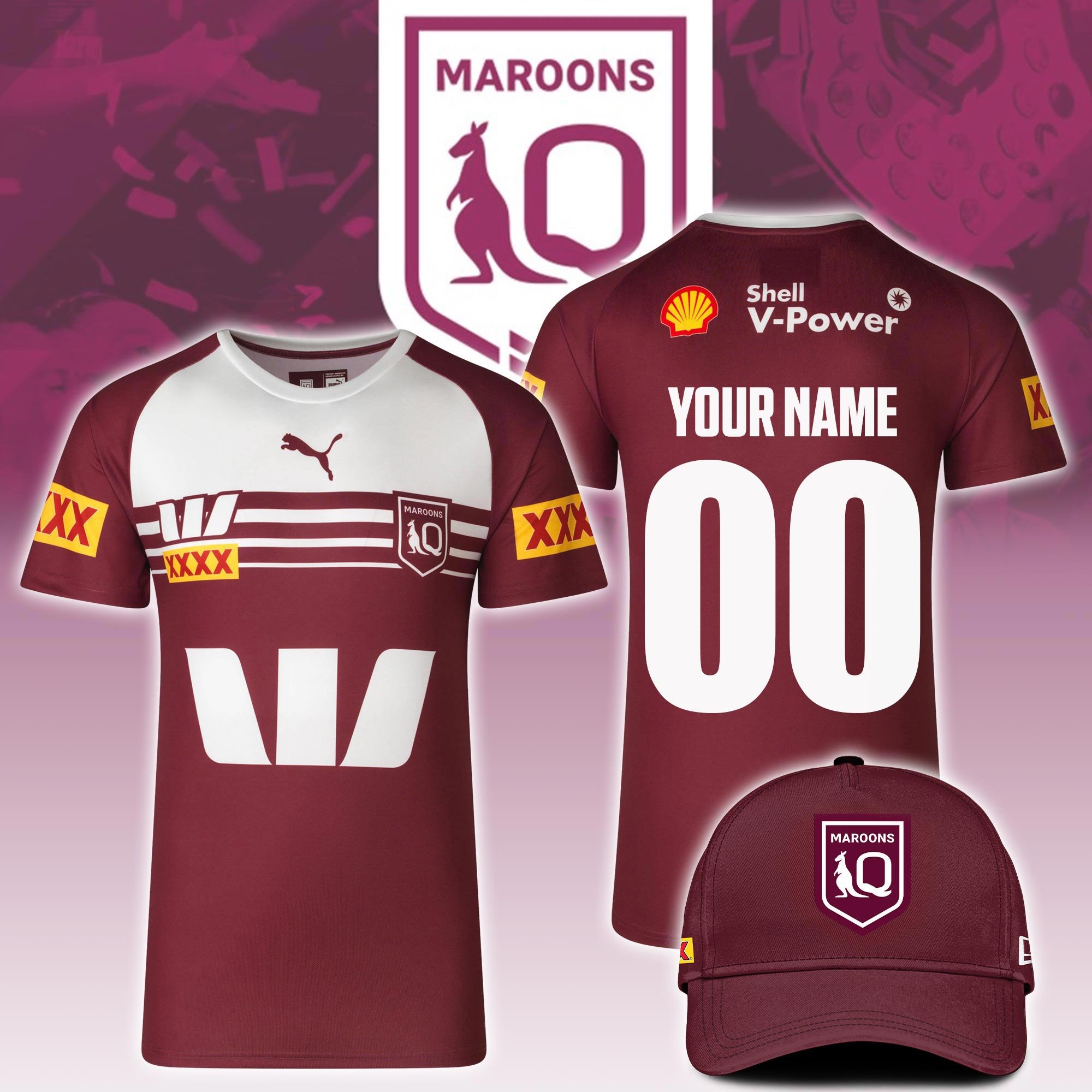 QLD Maroons Specialized Polynesian Concept