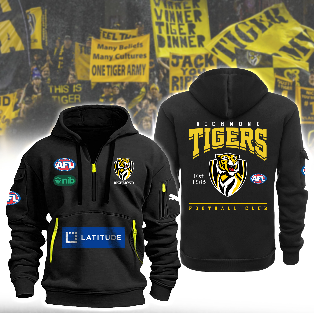 Richmond Tigers AFL Hoodie  