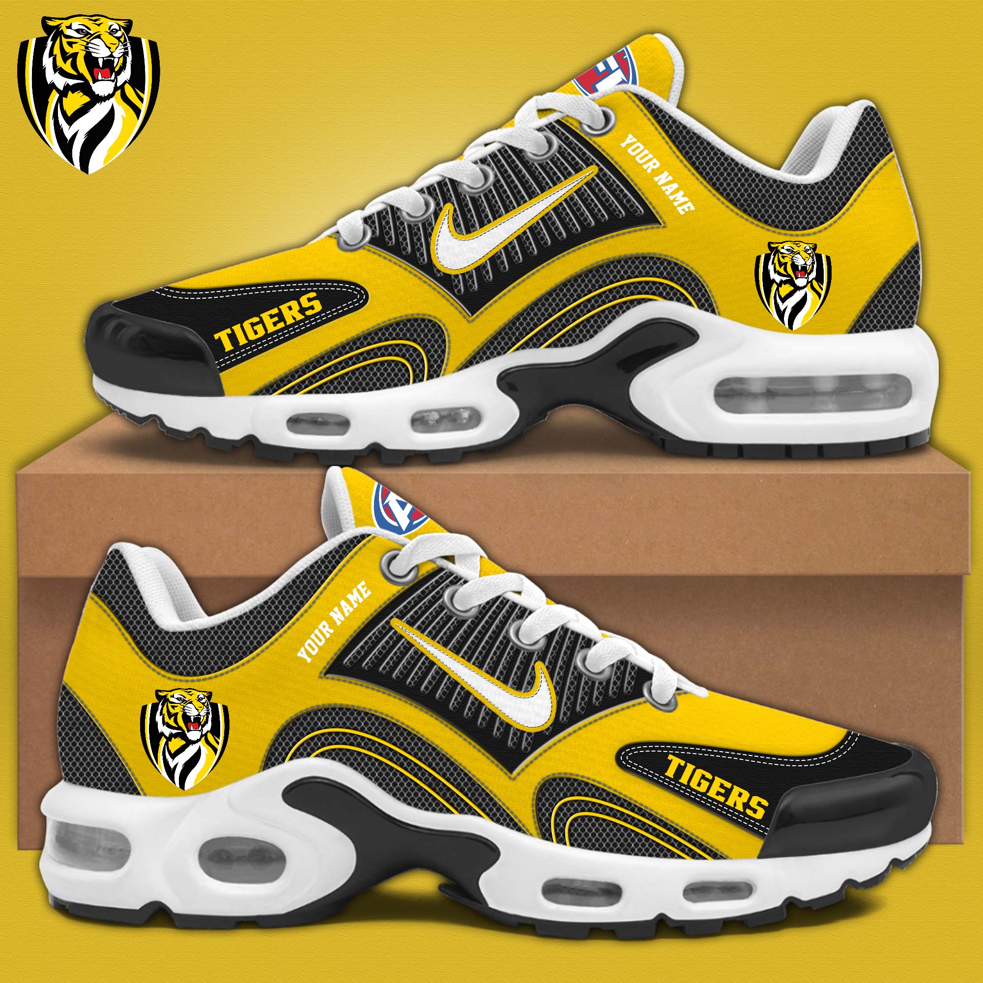 Richmond Tigers    Personalized Shoes  