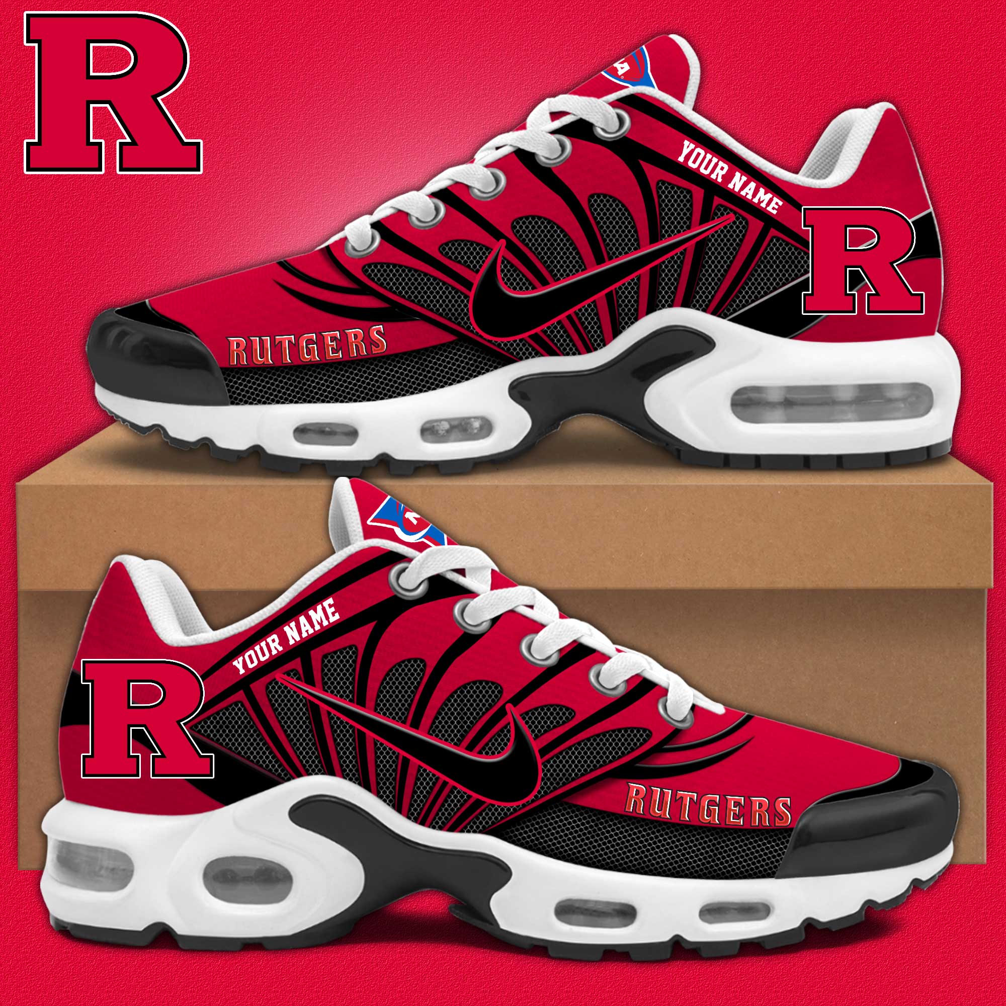 Rutgers Personalized Shoes  